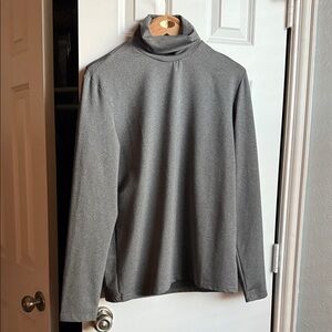 Men's Classic Gray Turtleneck Sweater